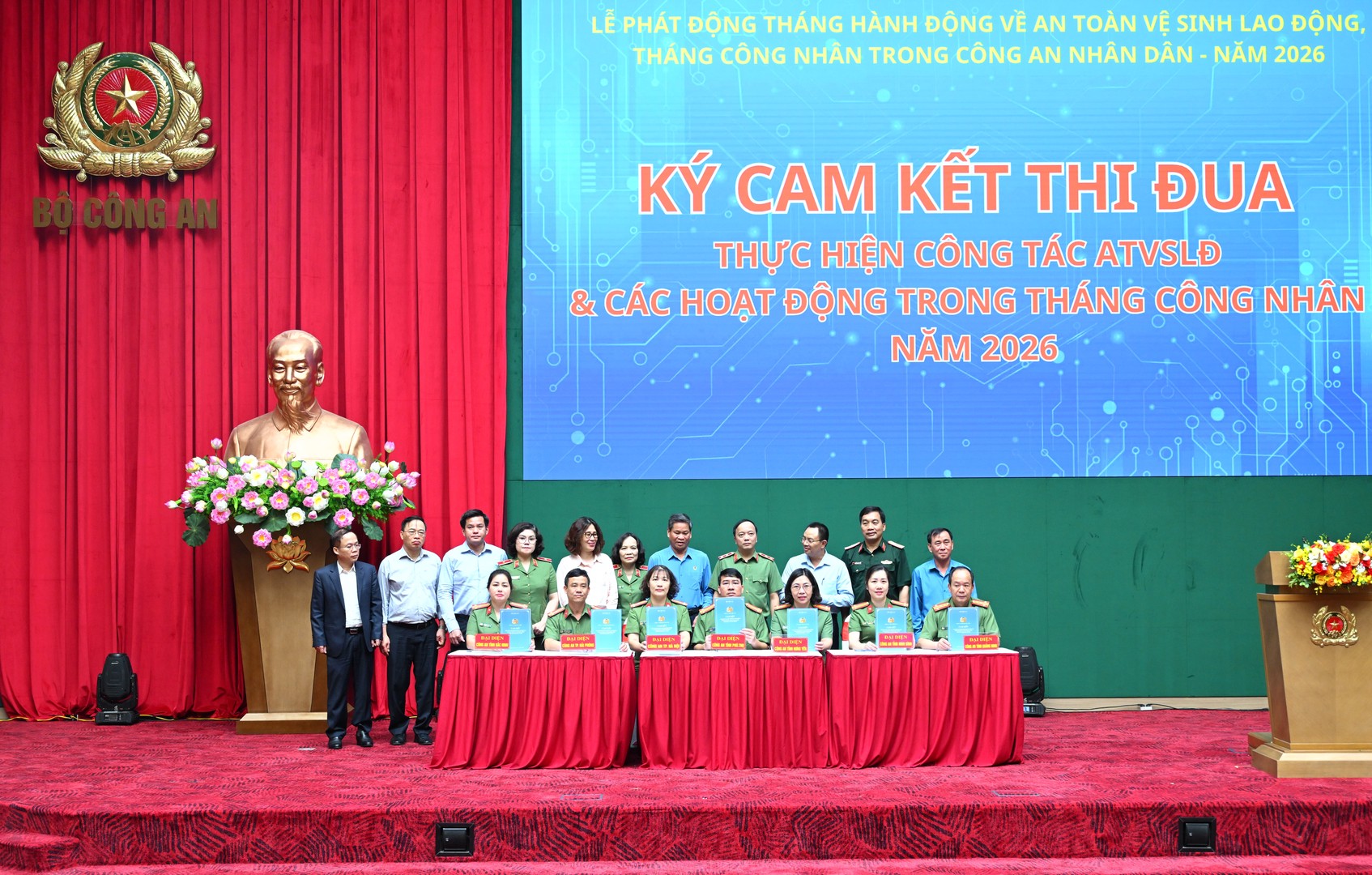 Phát động Tháng hành động về an toàn vệ sinh lao động, Tháng Công nhân trong CAND năm 2026